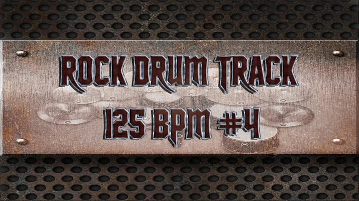 Mid Tempo Rock Drum Track 125 BPM | Preset 2.0 (HQ,HD)