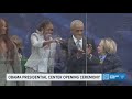 Obama Presidential Center opens with former presidents and performers in attendance