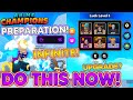 Do this now anime champions galaxy 2 things to do and not to do  preparation for future update