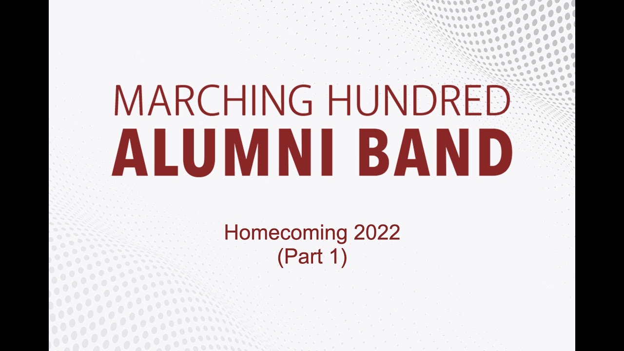 IU Marching Hundred Alumni Band 2022 (Part 1) YouTube