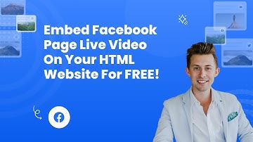 How to embed Facebook Page Live Video on HTML? #embed #facebookpage #livevideo #html #widget