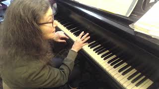 (HD) Piano Lesson in Progress, Robert Schumann No.  30, Op.  68-Album for the Young