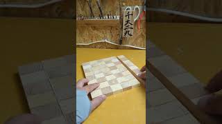 Scrap Wood Project: 【Geometric Tabletop】