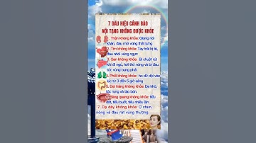 7 DẤU HIỆU CẢNH BÁO NỘI TẠNG KHÔNG ĐƯỢC KHỎE #phongthuy #lamdep #phunu #skincare #chamsocda