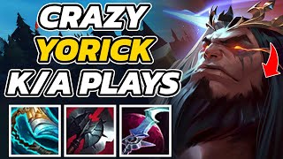 CHALLENGER YORICK GAMES. K/A PLAYS ONLY. LOL META. 56% WIN YORICK TOP