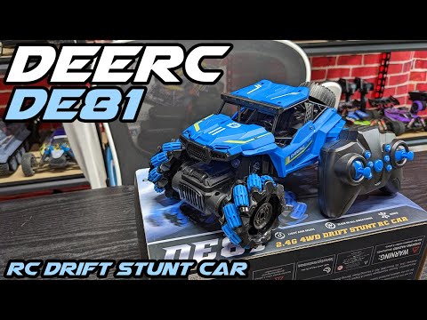 DEERC DE81 RC STUNT DRIFT CAR REVIEW - YouTube