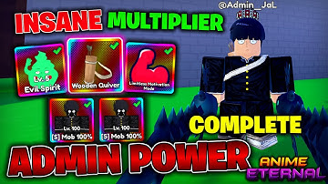 ADMIN POWER: I Unlocked ALL New Insane Powers In Anime Eternal... Here