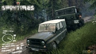 Spin Tires 2013 Tech Demo Update - UAZ Jeep Test Drive Part 3 screenshot 5