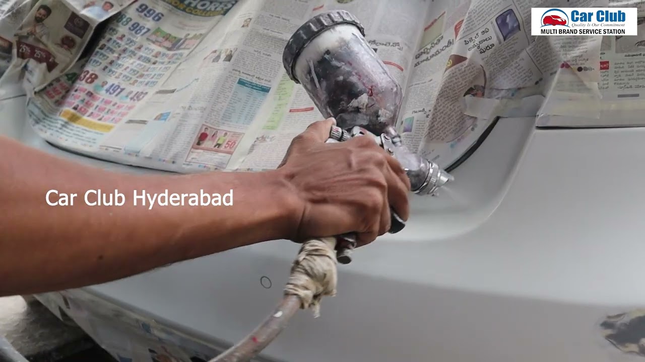 Mercedes Benz E Class Denting Painting | Car Club Hyderabad | Scratch Removal | Full Body Painting