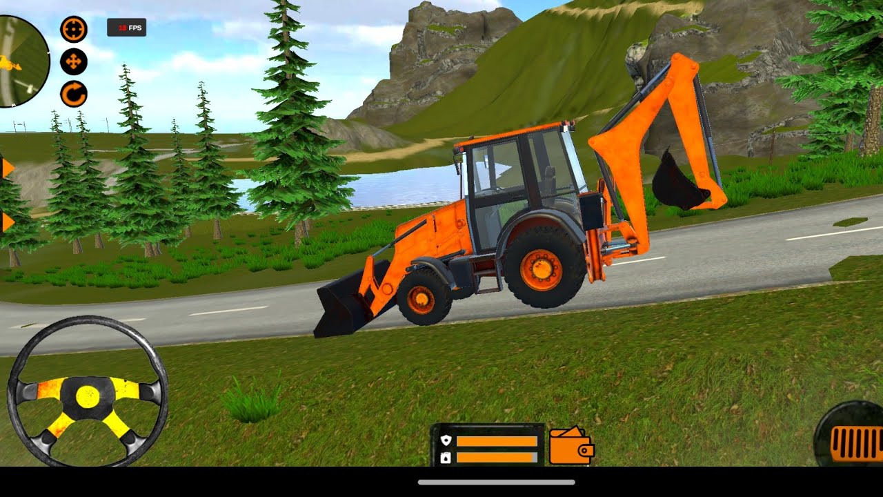 Backhoe Loader JCB Simulator | Offroad Driving | Android Gameplay - YouTube