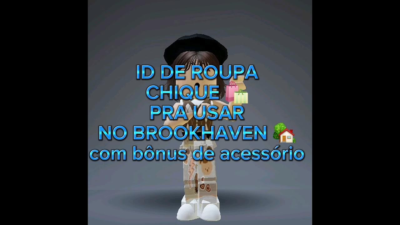 ID DE ROUPA SOFT PRA USAR NO BROOKHAVEN 🏡 #roblox 