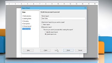 How to create reports in OpenOffice™ Base and Writer :Tutorial