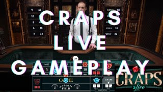 Craps Live Gameplay - Live Dealer Craps from Evolution screenshot 5