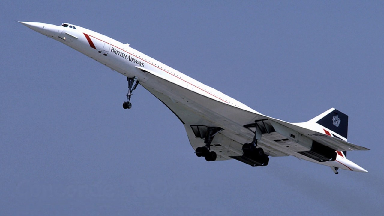 Concorde G-BOAC Flight from Exeter to London Heathrow in June 1997