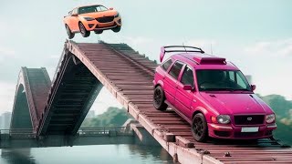 Cars Vs Broken Bridge ◀️ BeamNG.drive - BNG Nation