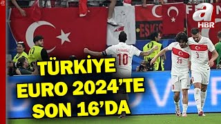 EURO 2024'te Türkiye'nin gecesi! Çekya ile karşılaşan A Milliler 2-1 galip gelerek üst tura çıktı