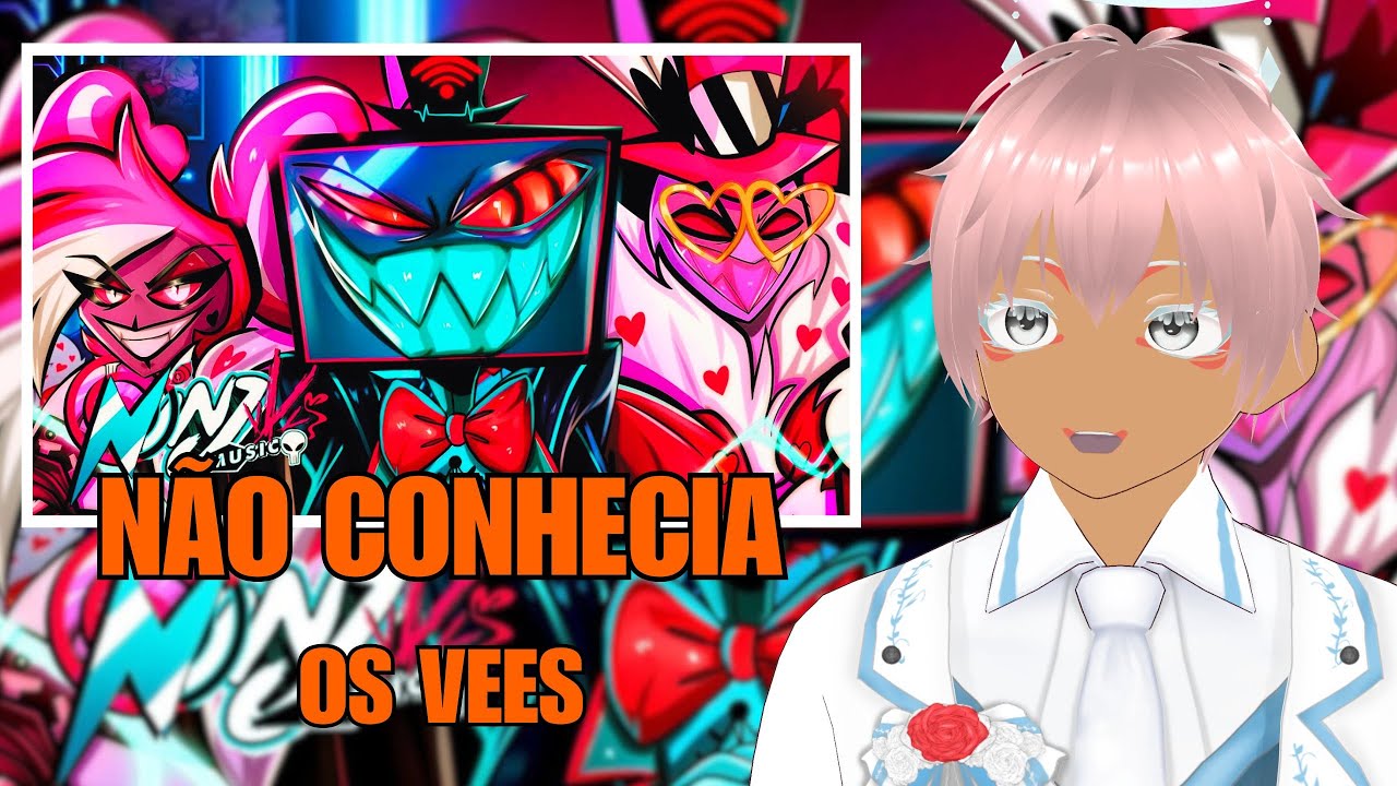 Vtuber React | Os Vees | Vox, Valentino e Velvette (Hazbin Hotel)  Ninja ‪VitchBeats‬ e ‪WendllyOfc‬