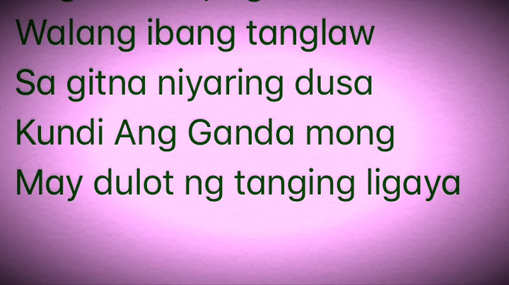 PANDORA with lyrics ( Cover by Eddie Bernardo)