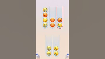 Emoji Sort Master / gameplay Walkthrough 🥰 ! All levels ! android, iOS mobile ! New #shorts  games