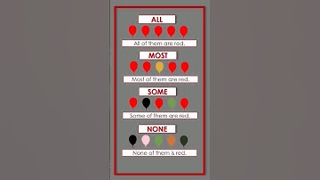 All - Most - Some - None #learnenglish