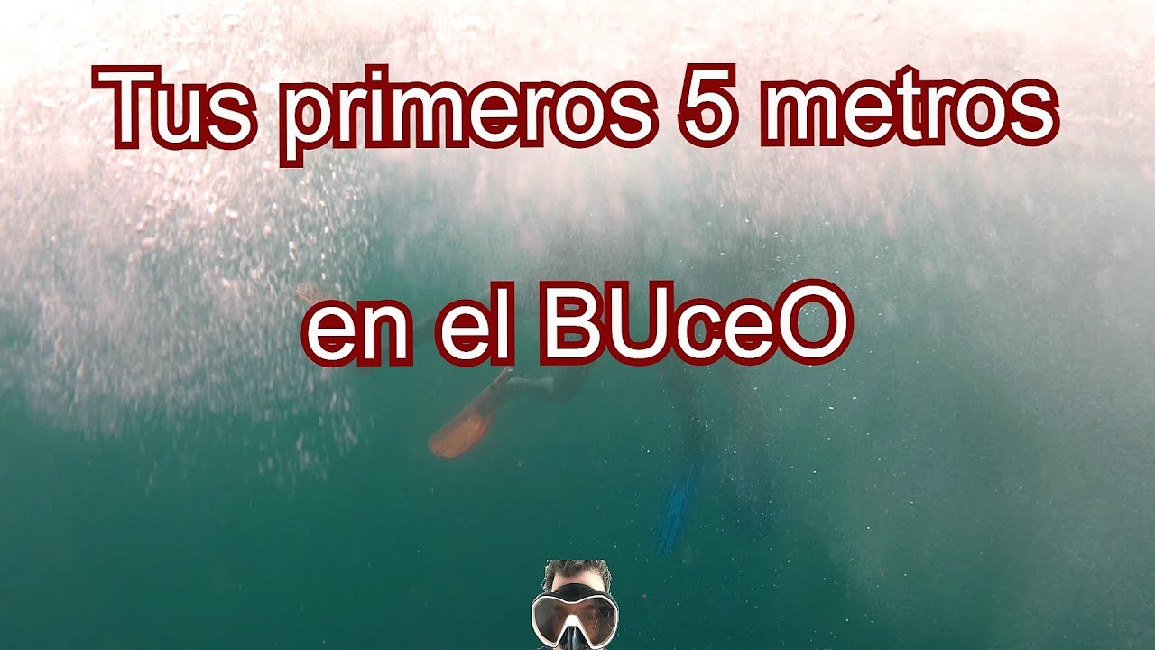 Los primeros 5 METROS de una inmersión de BUCEO 🥵