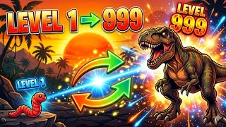 Evolution Simulator Gameplay!From Level 1 to 999 🔥