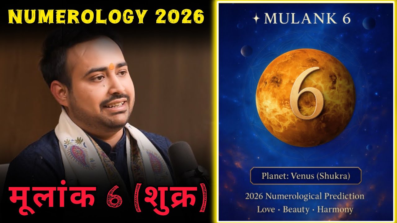 Mulank 6 (6, 15, 24) DOB: 2026 Numerological Prediction – Explained by Arun Pandit Ji 