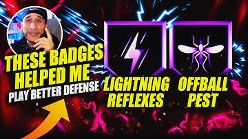 LIGHTNING REFLEXES and OFF BALL PEST ★ GOOD DEFENSIVE BADGES? ★ SHOULD YOU EQUIP? NBA 2K20