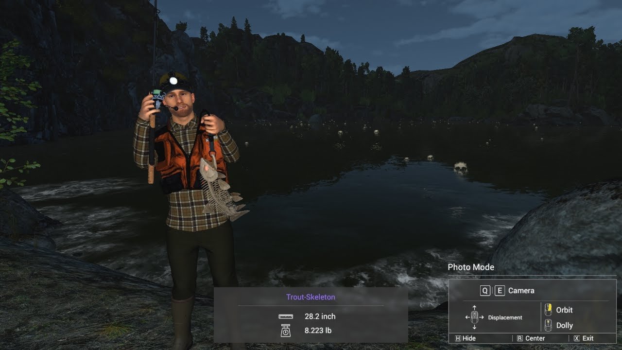 Halloween questing continues! Ghost trout at Falcon Lake!