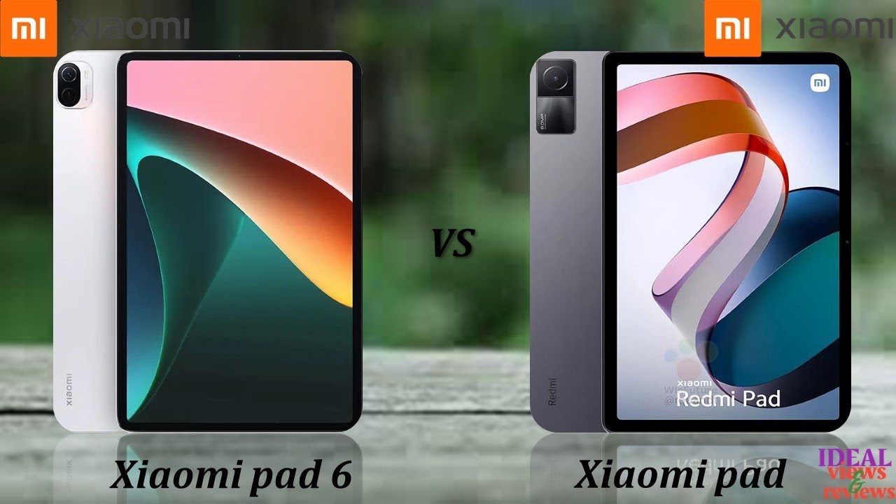 xiaomi Redmi pad SE vs Xiaomi Pad 6 comparison 