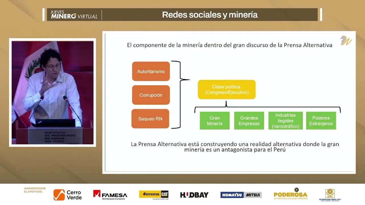 PRENSA ALTERNATIVA CREANDO REALIDAD ALTERNATIVA PARA MOSTRAR A LA MINERÍA COMO ANTAGONISTA DEL PERÚ