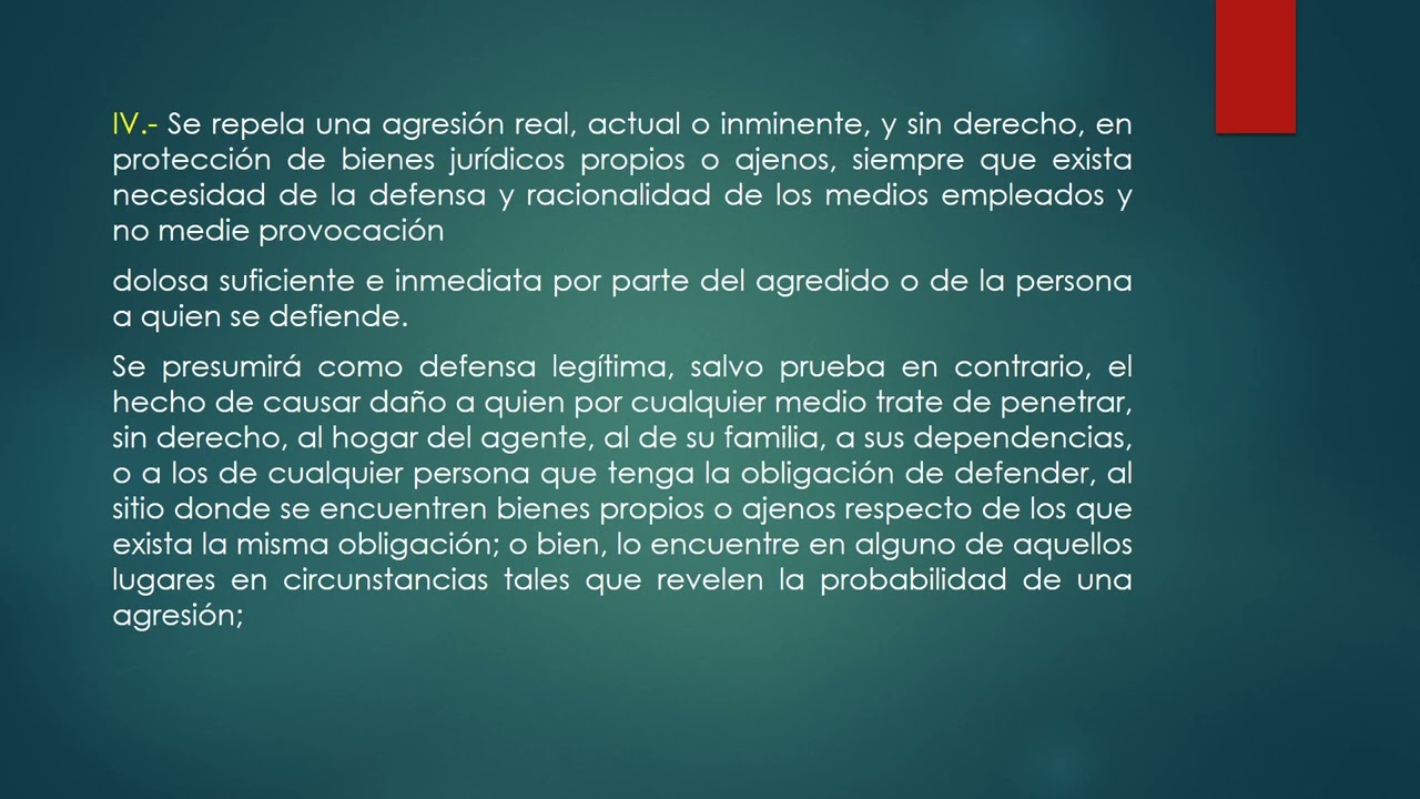 CAUSAS DE EXCLUSIÓN DEL DELITO. CODIGO PENAL FEDERAL MEXICANO. ABC EN