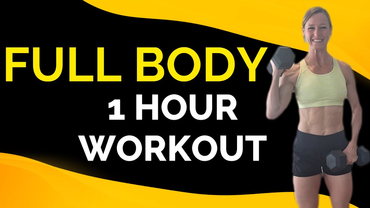 Ultimate FULL BODY Strength and Endurance Workout | 1 HOUR Challenge | At Home with Weights