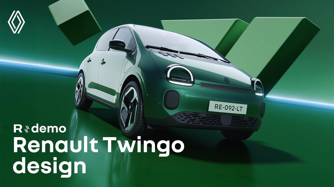 #Renault #Twingo #ETech #electric makes a splash with its distinctive design 🐸