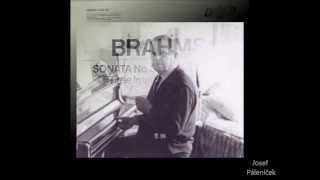 Brahms: Piano Sonata no. 3 (Josef Páleníček, 1975)