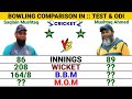 Saqlain Mushtaq vs Mushtaq Ahmed TEST & ODI Bowling Comparison || Cricket Compare