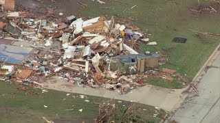 Tornado levels multiple homes in Enid, Oklahoma