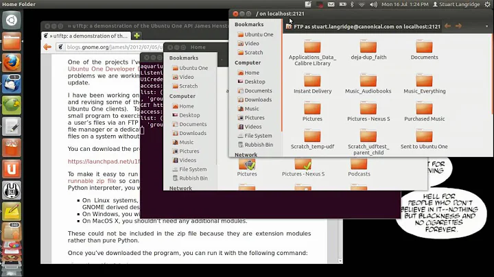 u1ftp: Access Ubuntu One via FTP (from Ubuntu)