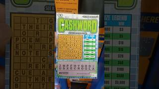 Texas Lottery New Scratcher Ticket CASHWORD winning Scratchoff #texas #lottery