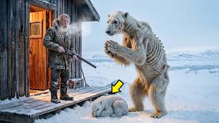 Ölüme Yaklaşan Ayı, - 50°Cde Yaşlı Adamdan Yardım Istiyor. Final Sizi Gözyaşlarına Boğacak