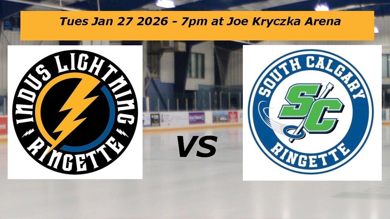 Tues Jan 27 2026 U14B Indus Lightning vs South Calgary 2 Avalanche