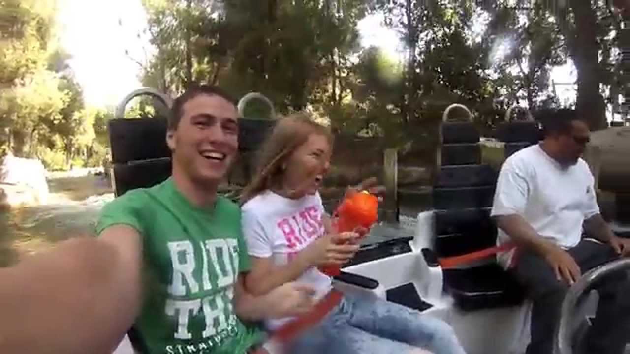Roaring Rapids, six flags magic mountain, GoPro