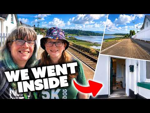 We went inside Glan Conwy station house....