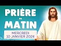 🙏 PRIERE du MATIN Mercredi 10 Janvier 2024 avec Évangile du Jour et Psaume