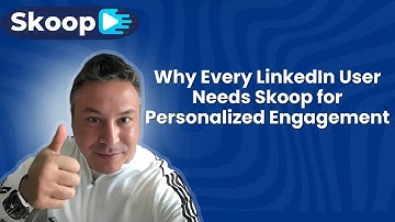 SKOOP App Product Sizzle Reel - Video Sales for LinkedIn