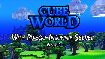 Lets Play Cube World ep 002 - mage, ranger, warrior and rogue