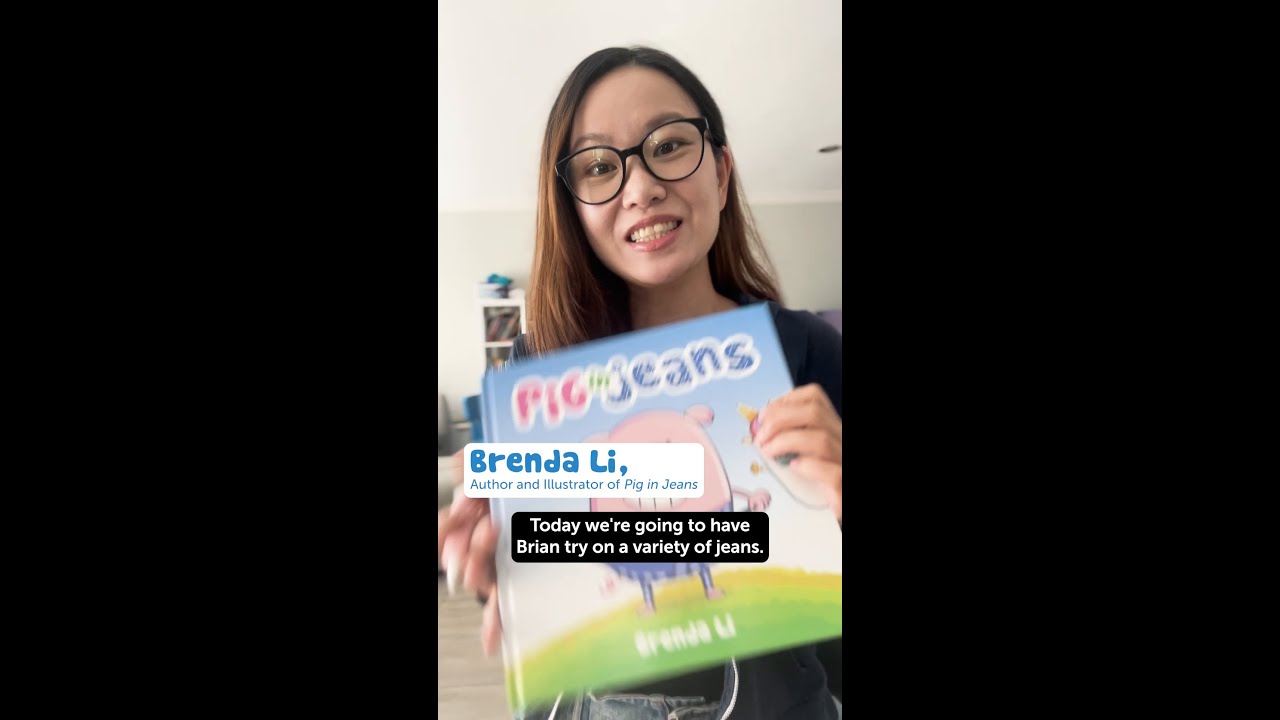 Meet Brian and his magic pants in Pig in Jeans by Brenda Li 👖