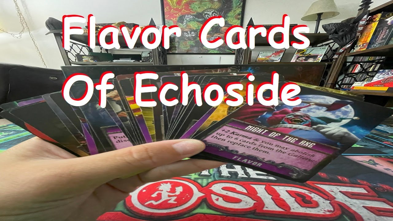Flavor Deck Cards of - Into The Echoside Deckbuilding Game