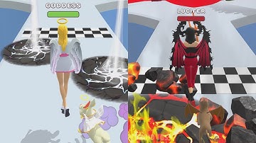 Go To Heaven 👼❓😈 3D Games #Shorts #RunGame #3DGameplay All Levels Gameplay (iOS & Android)