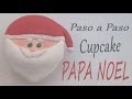 ❄CUPCAKE PAPÁ NOEL.🎅 Sabor de Fiesta